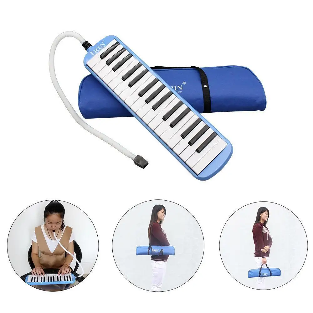 

Новый 32 клавиши для пианино Melodica с сумкой для переноски черного цвета