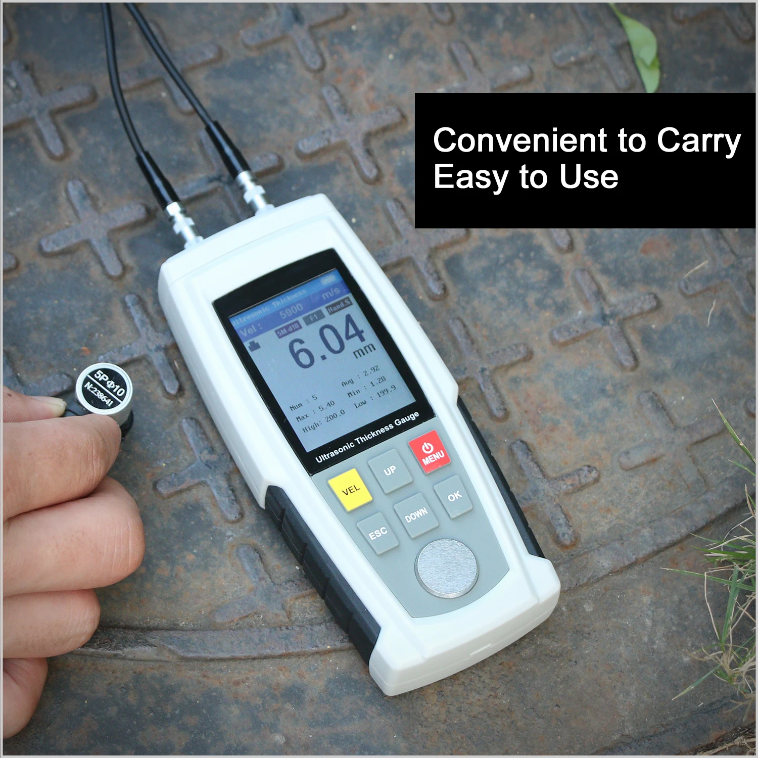 do carro galvaniza revestimento metal tester alta
