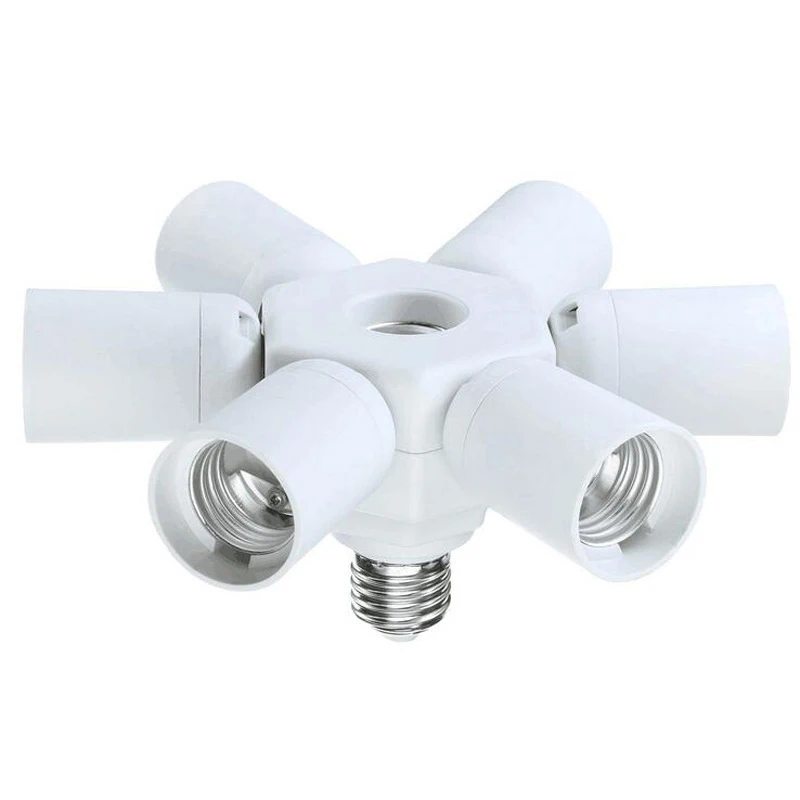 E27 Base Socket Splitter Adapter Standard Base Bulbs Socket Holder E27 to Bulb LED Bulb Lamp Holder