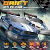 1:24 High Speed RC Drift Vehicle Cars Mustang 4WD Remote Control Racing Car Gift Competition Race Car Boys Toy Replaceable Tire 2