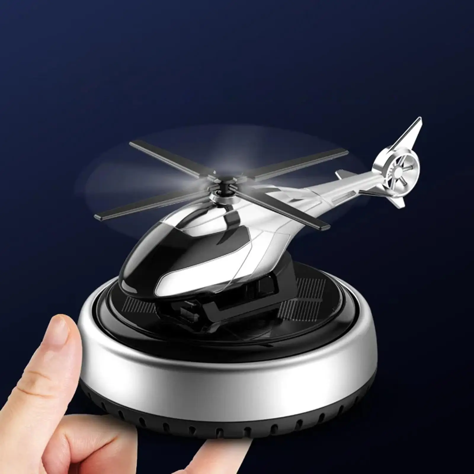 Helicopter Car Air fresheners Aromatherapy Solar Car Air Diffuser