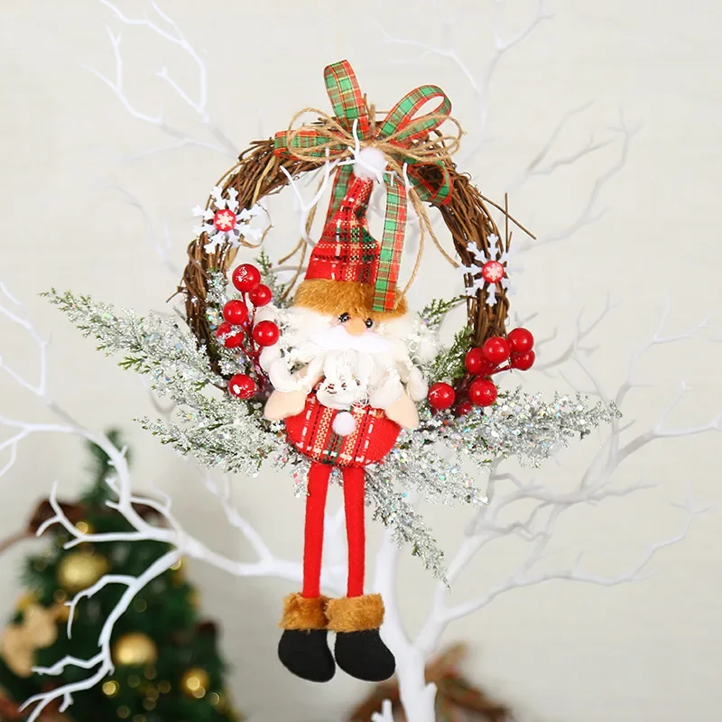 SP Decoration Wreath Manufacturer Artificial Greenery Christmas Garland Decoration christmas garland decoration