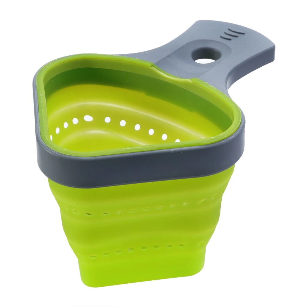 Kitchen Strainer Silicone Pasta Tools Foldable Colander Strainers Kitchen Strainer Spaghetti Net Cooker Basket Colander Kitchen Baking Pasta Tool