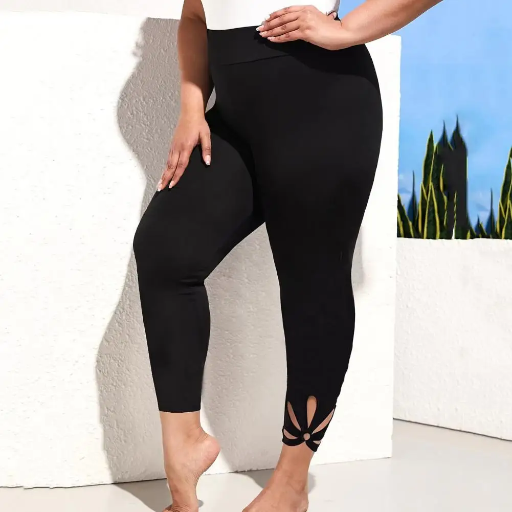 

Yoga Pants Breathable Cropped Trousers Slim Fit Lady Good Elasticity Fitness Yoga Pants Sportwear