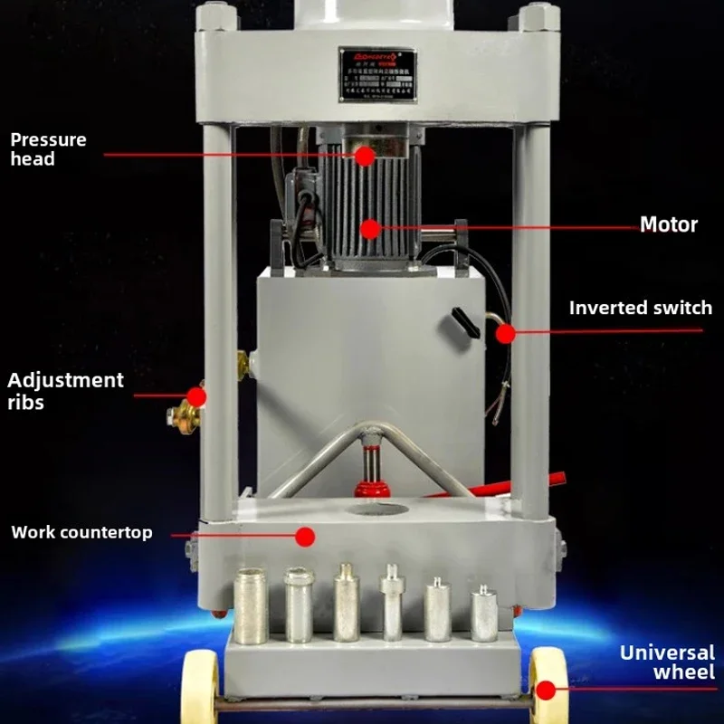 Vertical Shaft Disassembly Aassembly Machine Electric Hydraulic Vehicle Steering Knot Sheep Horn Pin Column 280 Press Machine