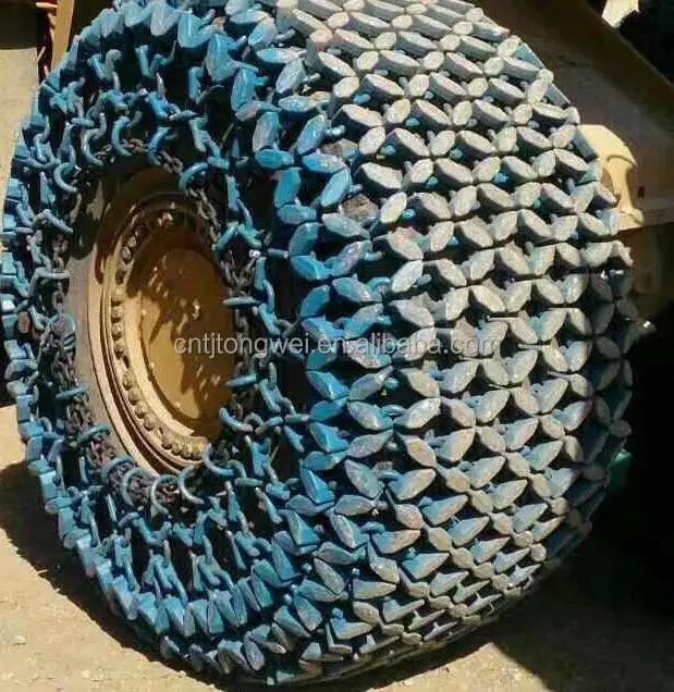 29.5-25 tyre protection chain for Komatsu WA380 loader