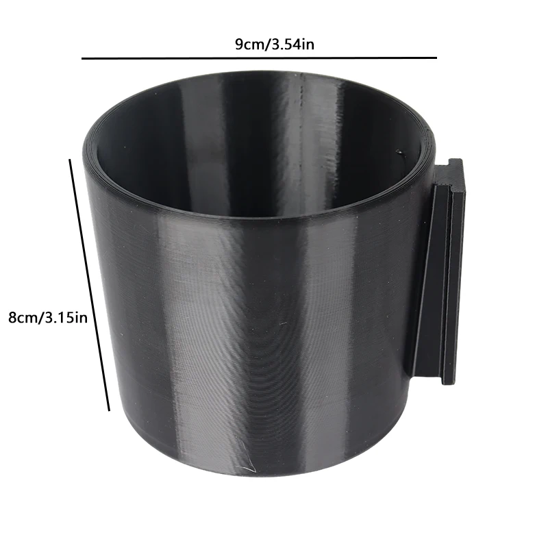 YETI Rambler 30 온스 보온병 컵 휴대용 검정색 플라스틱 병 클립 홀더 용 Mazda Miata (1998-2005) 용 1pc 자동차 컵 홀더