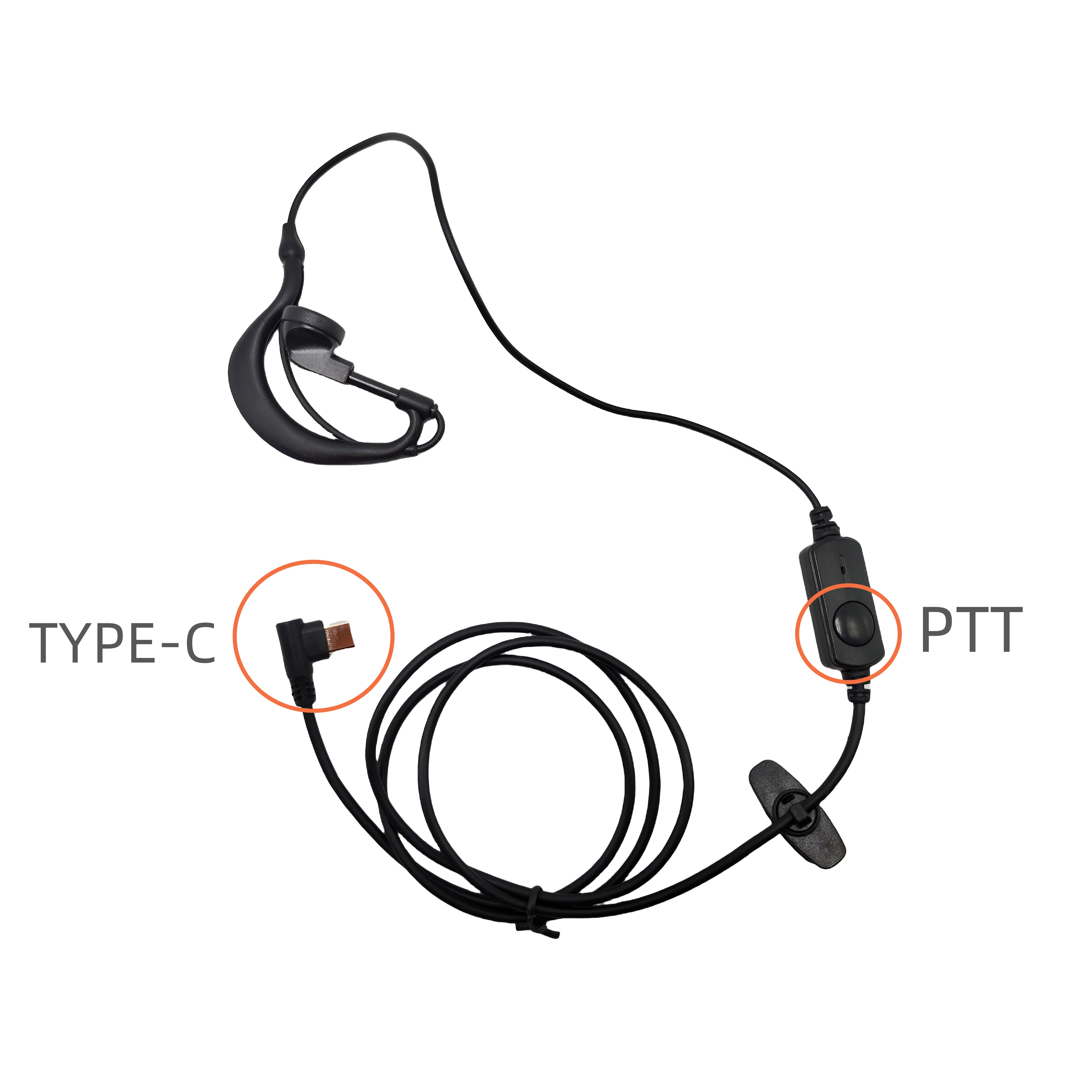 Headset walkie talkie