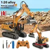 Children'S Large Alloy Remote Control Excavator 11 Channel Crawler Excavator Boy'S Engineering Remote Control Car Toy 2
