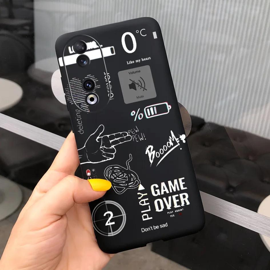 Fashion Leopard Painted Matte Soft Phone Case for Huawei Honor 90 Series