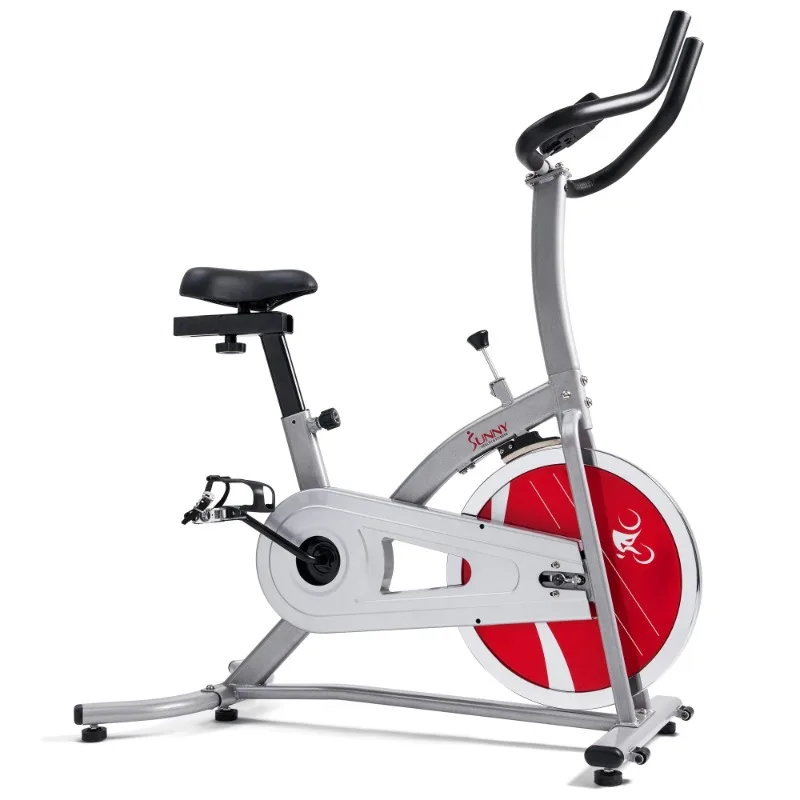 

Sunny Health & Fitness Indoor Cycling Exercise Stationary Bike with Monitor and Flywheel Bike for Home Workout Trainer, SF-B1203