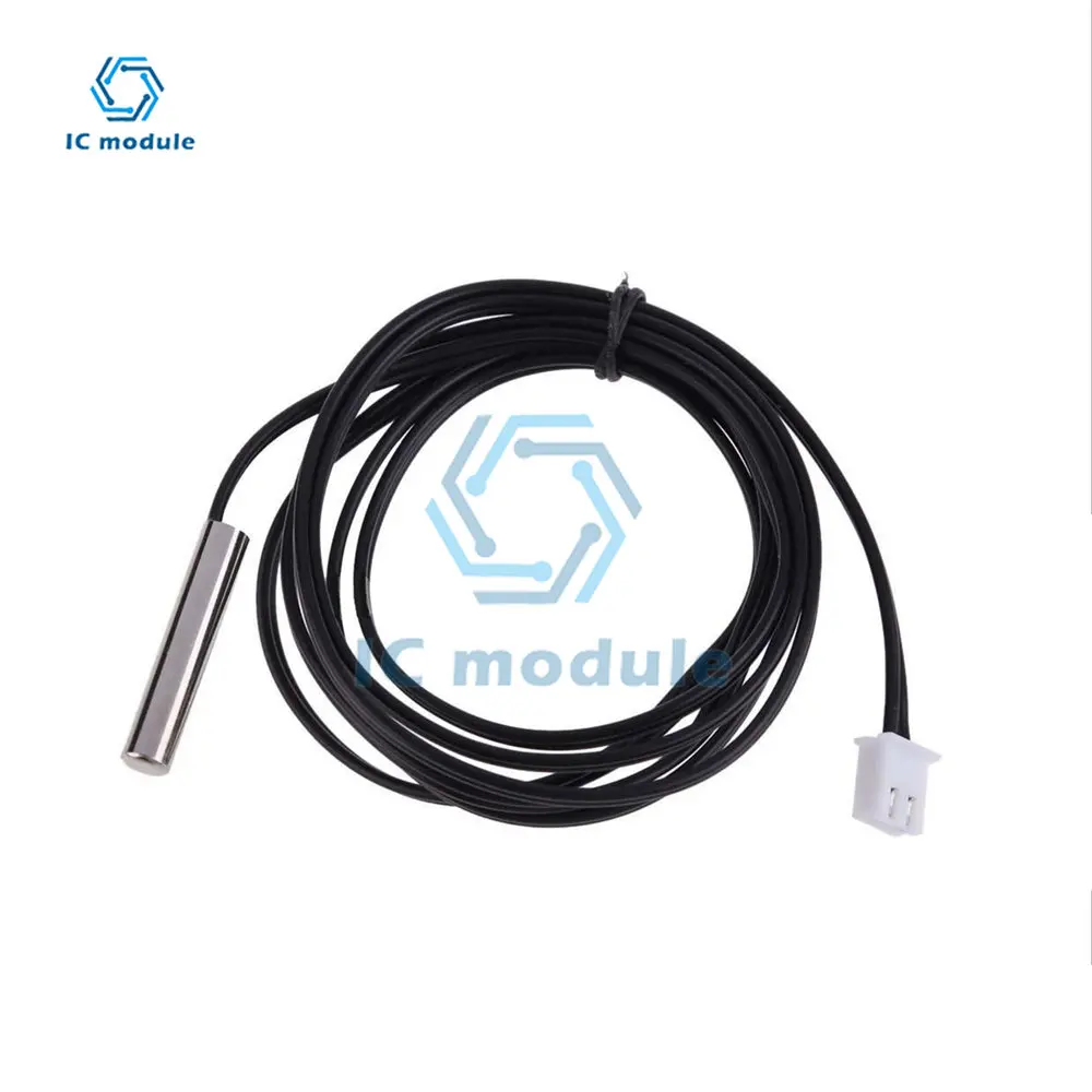 รูปสินค้า กันน้ํา 1 M ลวด NTC 10K 1% 3950 Thermistor Temperature Sensor Probe NTC Thermistor Temperature Sensor กันน้ําสาย