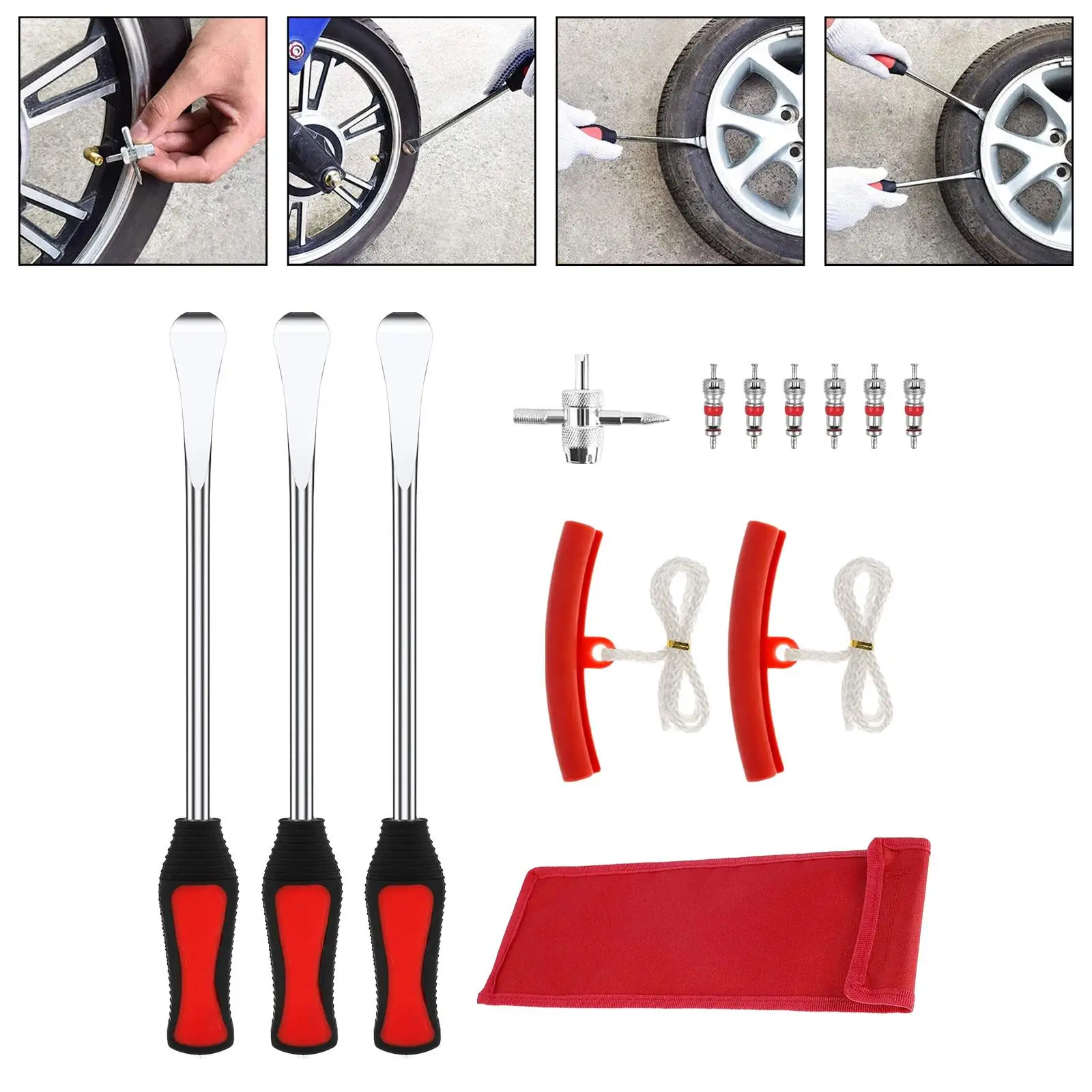 

Ложка для шин, рычаг, портативный инструмент для смены шин мотоцикла, инструмент для велосипеда, многофункциональный рычаг для велосипедных шин, инструмент для шин