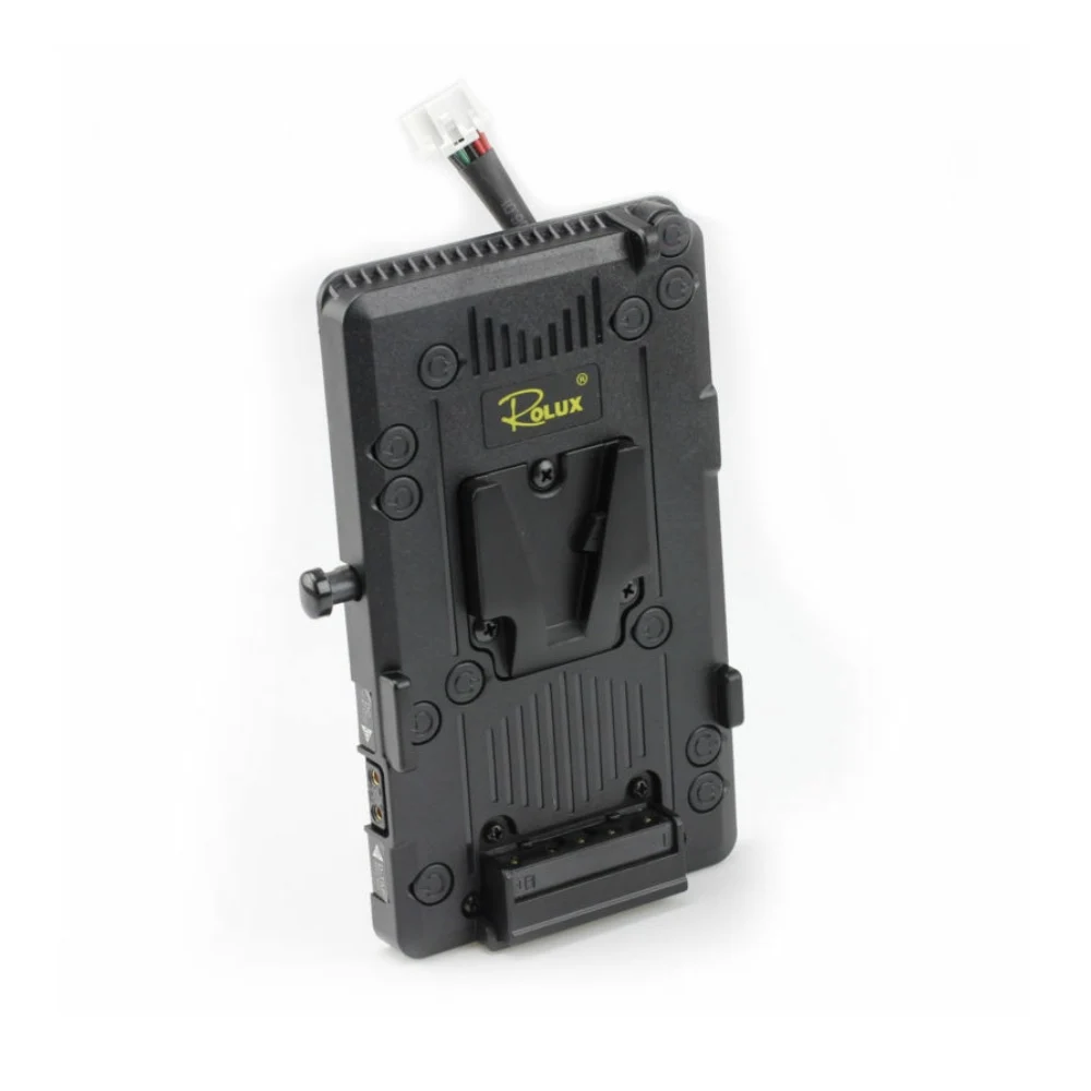 Nuovo V Mount V-Lock Caricabatteria Con Piastra A Presa Di Corrente Per Blackmagic Ursa Mini Pro 4K Cinema Camera