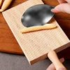 Wooden Gnocchi Board for Italian Dumpling Making Pasta Texture Tool with Handle Ribbed Surface Spiral Shape Baking Kitchen Aid 2