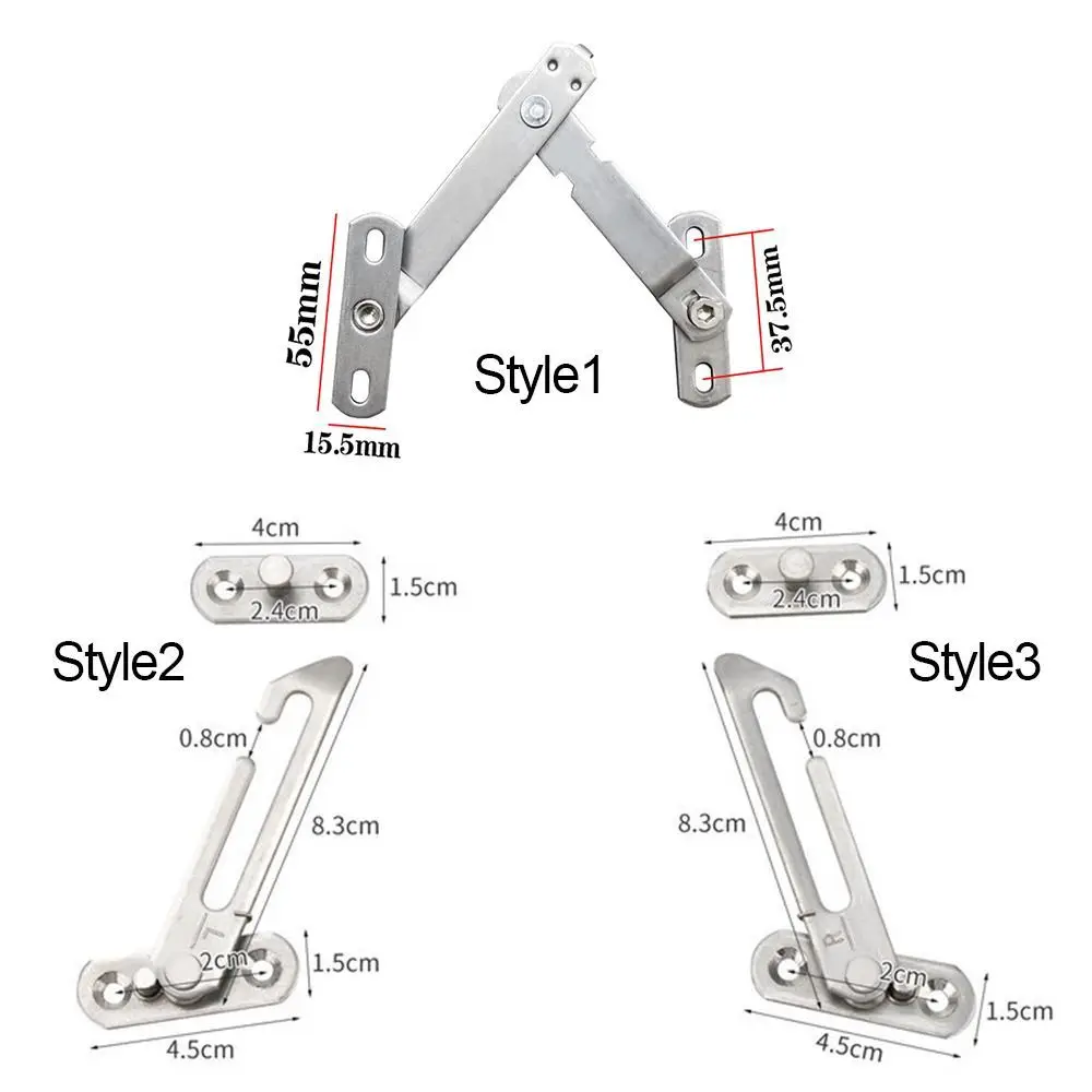 Window Hook Latches Cabinet Locks Window Protection Limiter Locator Adjustable Window Support High Quality Home Hardware images - 6