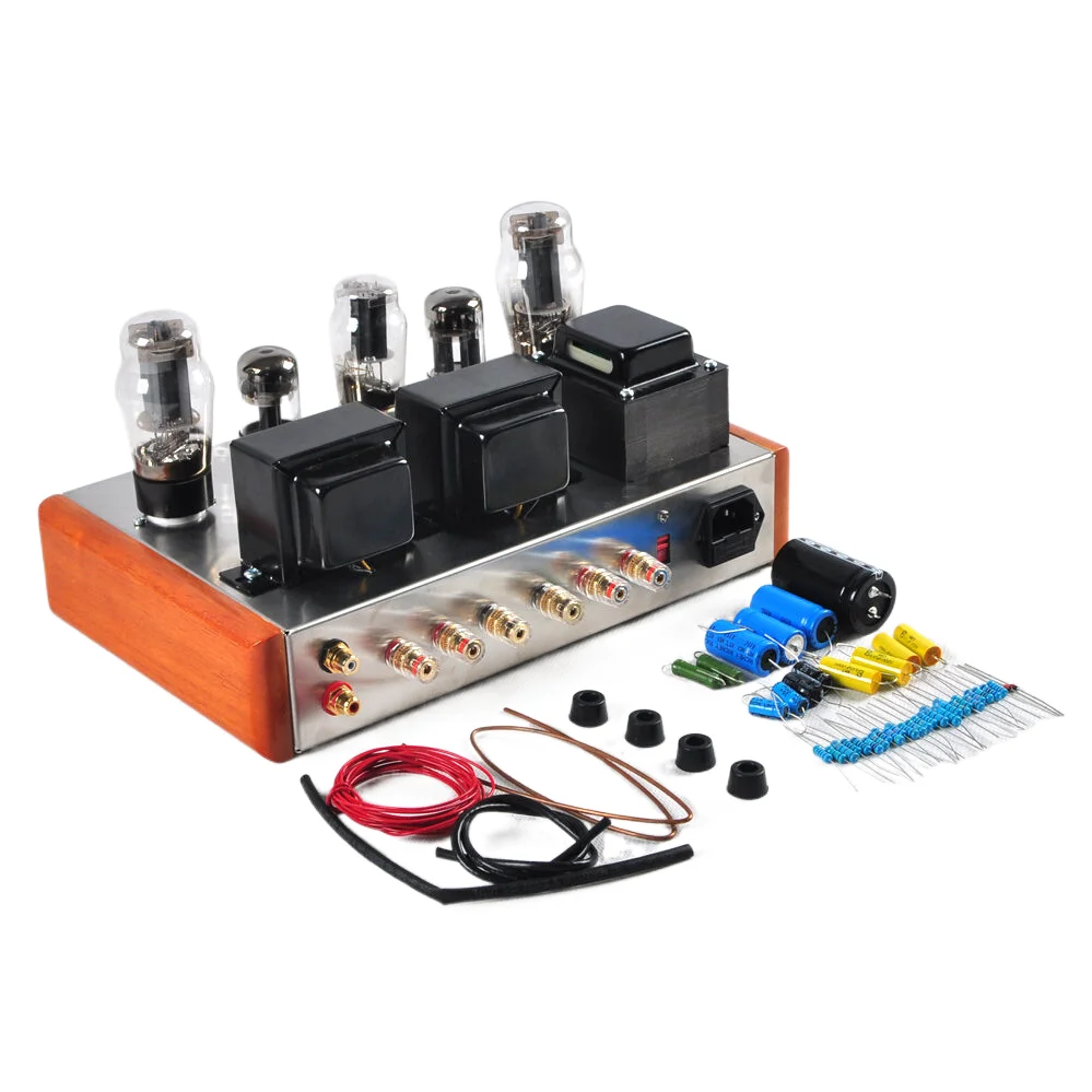 1Set Vacuum Tube Amplifier Class A Single Ended 6N8P+6P3P DIY Kit 