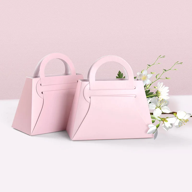 

2023 ручной креативный пакет для конфет в стиле Ins, 10 шт./комплект, подарочная упаковка для свадебного возврата с ручным розовым мешком для конфет, сахарница