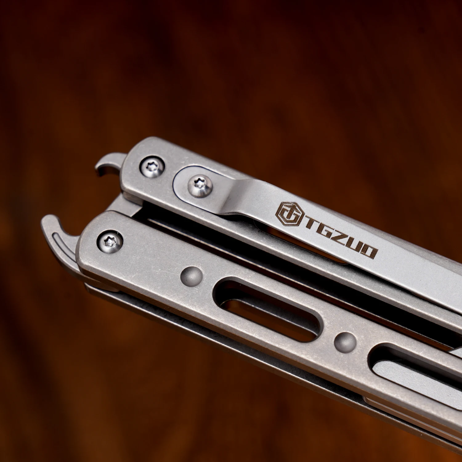 Multifunctional EDC Tool Folding Handle Outdoor Utility Portable Pocket Bottle Opener Titanium Alloy