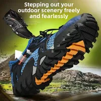 New Hot Sale Of The Season Men's Casual Hiking Shoes Breathable Mesh Sports Outdoor Water Shoes Comfortable PVC Insole Trendy Mo