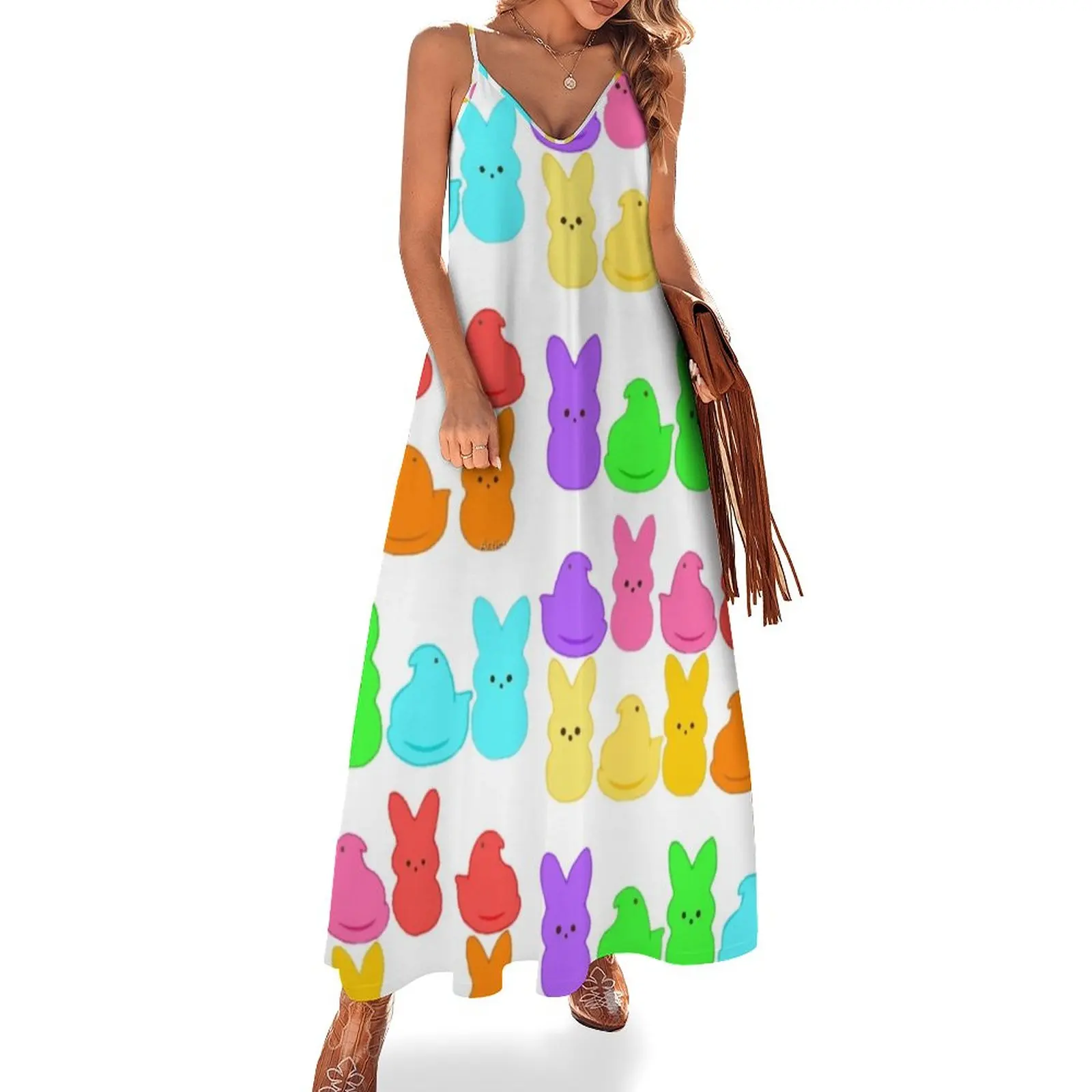 

Easter peeps! Sleeveless Dress dresses for women 2024 luxury designer party summer dress woman 2024 trendy