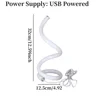 LED Romantic Light, Acrylic Full Light, Spiral RGB Light, USB Power Supply, Button Adjustment, 36 Light Modes, Suitable For Play 6