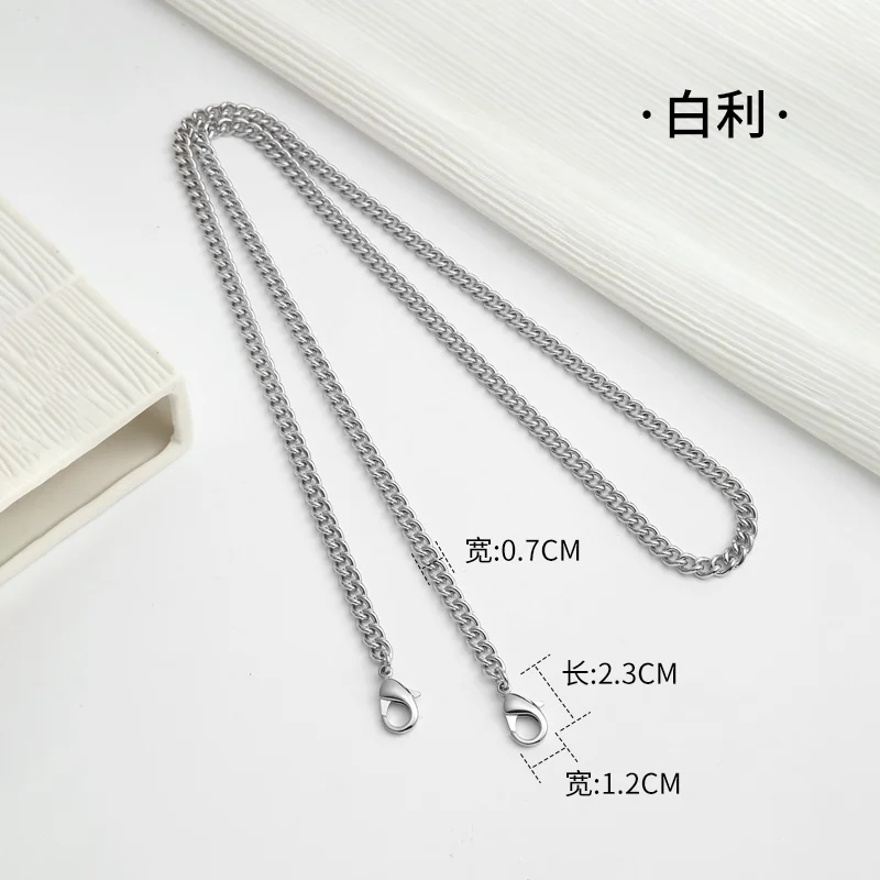 Handtas Ketting DIY Zwart PU Lederen Portemonnee Handvat 11mm