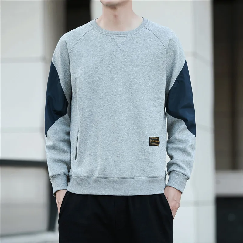 

Fashion O-Neck Spliced Zipper All-match Sweatshirts Men's Clothing 2024 Spring Autumn New Loose Korean Tops Casual Sweatshirts