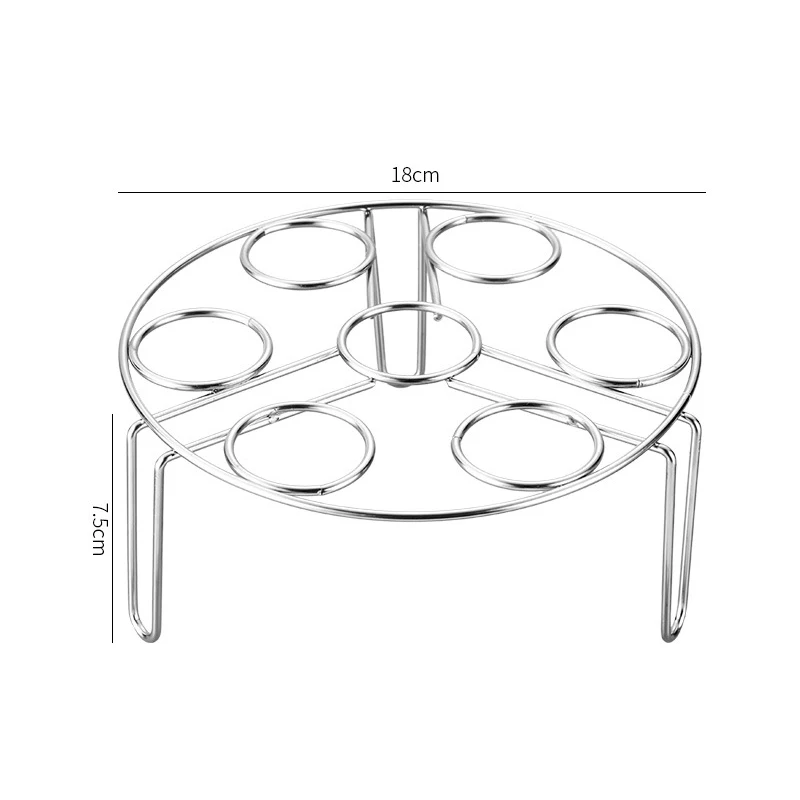 LMETJMA Egg Steamer Rack Trivet for Instant Pot Accessories Food Stainless Steamer Rack Steaming Holders for Eggs JT192 steamer rack steamer basket