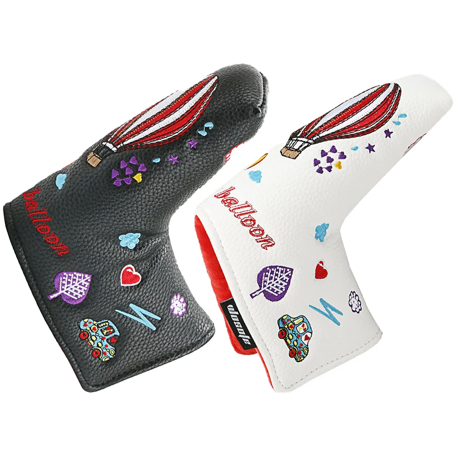 

New Golf Putter Headcover Magnetic Cover PU Leather Golf Club Cover Reusable Putter Protector Headcovers Golf Accessories