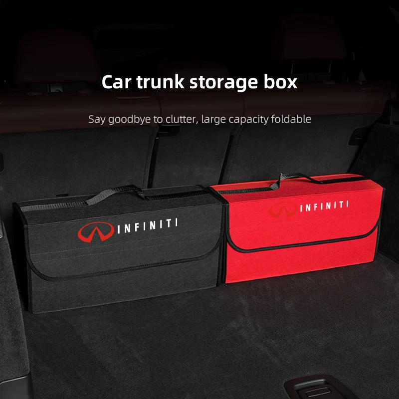 Car Trunk Storage Bag Organizer Sundries Stowing Tidying Box For ...