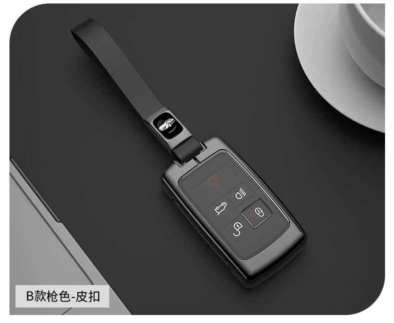 Auto Zink-legierung TPU Schlüssel Fall Abdeckung Halter Für Land Rover Range Rover Discovery 5 Sport Für JAGUAR XE XF XJ F PACE Zubehör – Detail 8