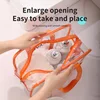 PVC Toiletry Bag Women Swimming Storage Bag Clear Makeup Bag Travel Toiletries Organizer Storage Bath Toiletry Wash Zipper Bag 6