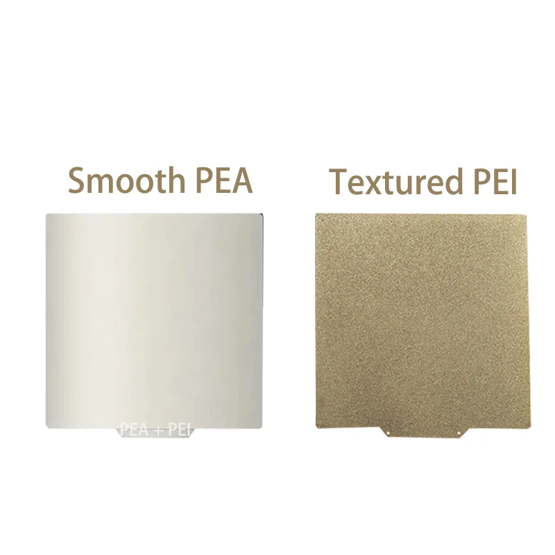 ENERGETIC 양면 부드러운 질감 PEA + PEI 스프링 강판, 유연한 마그네틱 가열 침대, Voron V0, 120x120mm