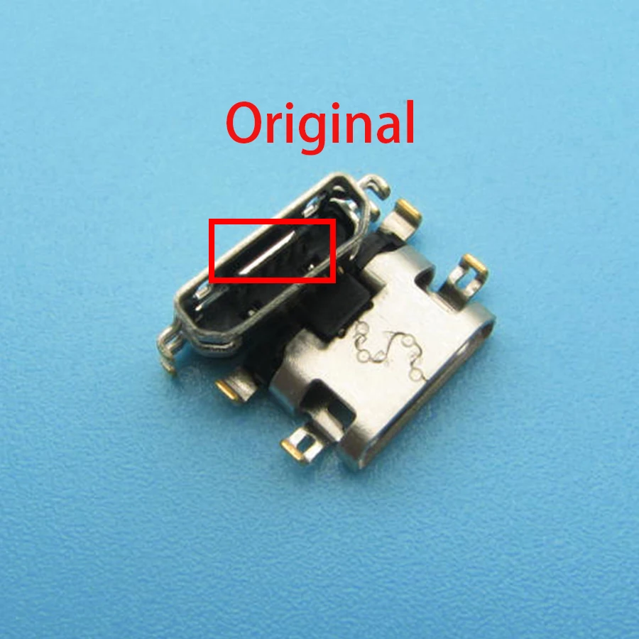 

500pcs Micro USB 5pin mini Connector Mobile Charging port For Motorola MOTO E4 E5 Jack Socket Dock