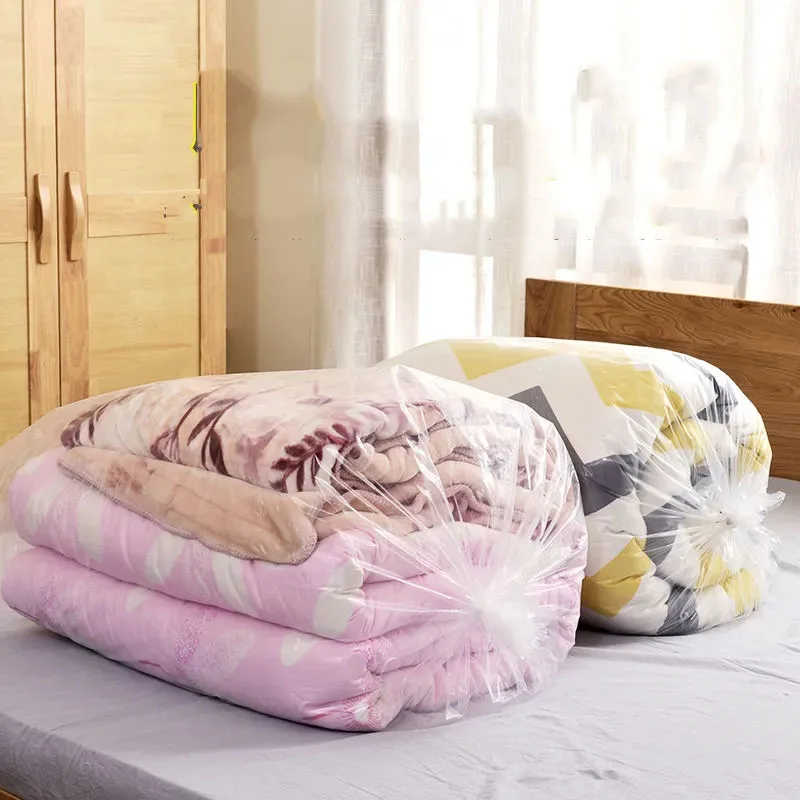 Transparent Quilt Clothing Dustproof Storage Bag Home Large-capacity Water Proof Plastic Storage Bag Moving Luggage Packing Bag 2