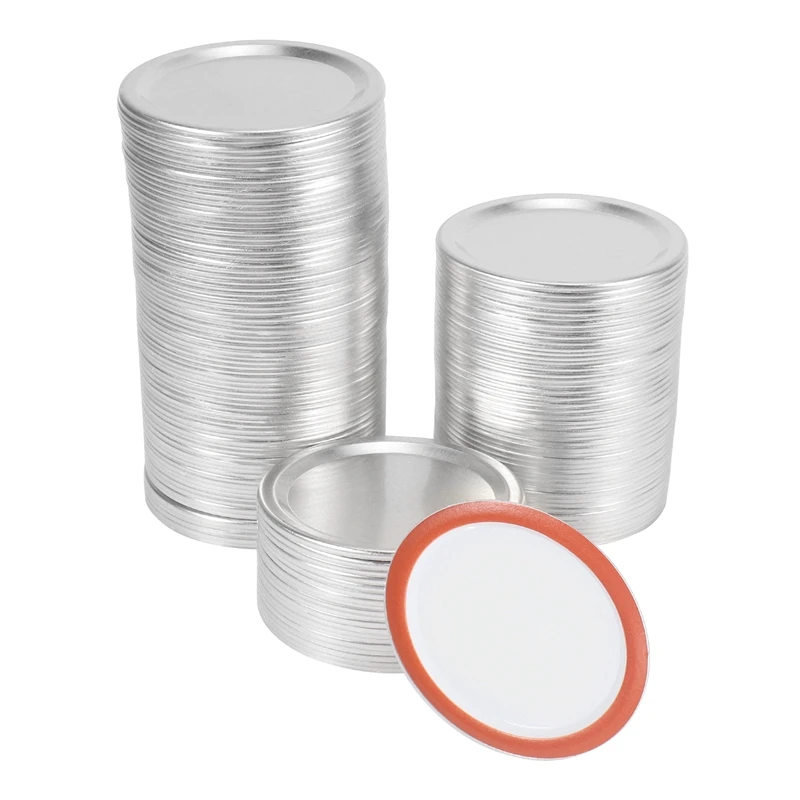 

144-Count Canning Lids Regular Mouth For Ball Kerr Jars Leakproof Jar Lids For Canning (70MM Diameter)