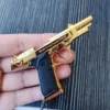 Detachable 1:3 92f Alloy Pistol Model Keychain Portable Toy Gun Fake Gun Decoration Military Fan Collection Party Holiday  Gift 5