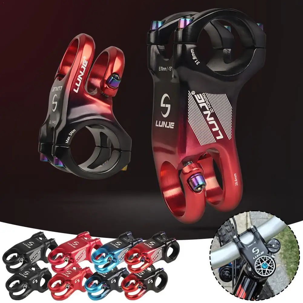 Attacco Manubrio Per MTB OSAGIE In Alluminio 6061 - 31.8x28.6mm, Lunghezza 50mm, Angolo 30° - Per Bici Da Strada, Mountain Bike E BMX