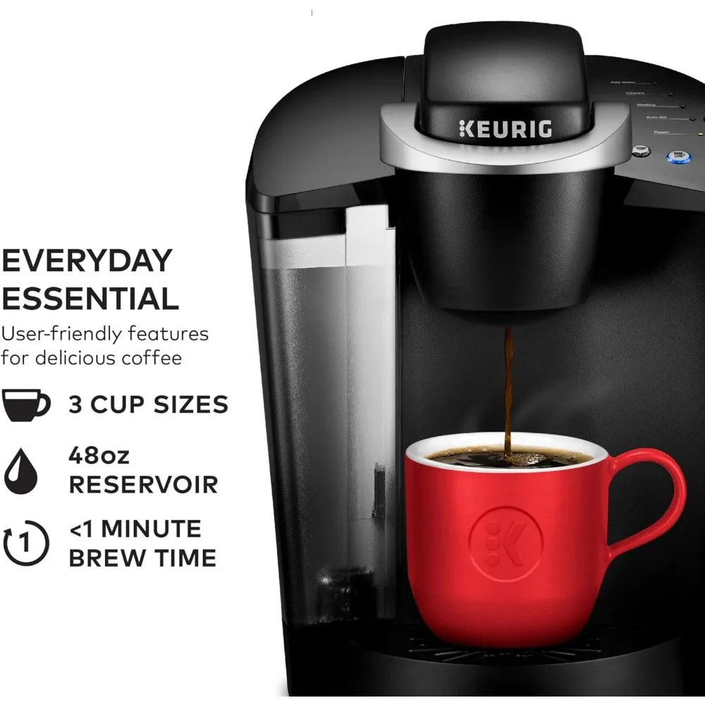 K-Classic Coffee Maker K-Cup Pod, Single Serve, Programmable, 6 to 10 oz. Brew Sizes, Black 2