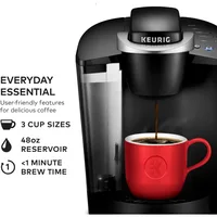 K-Classic Coffee Maker K-Cup Pod, Single Serve, Programmable, 6 to 10 oz. Brew Sizes, Black 2