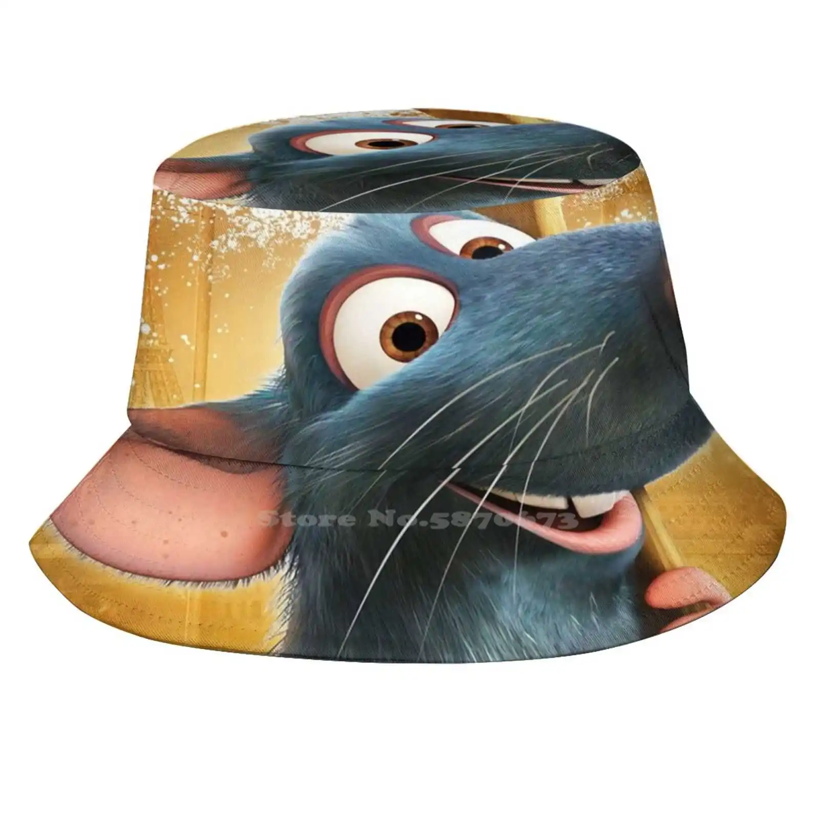 Twotik 2007 American Comedy Movie Rat A Too Ee Donna Uomo Cappelli Da Pescatore Bucket Caps Cover Ratatouille Computer Animated Film