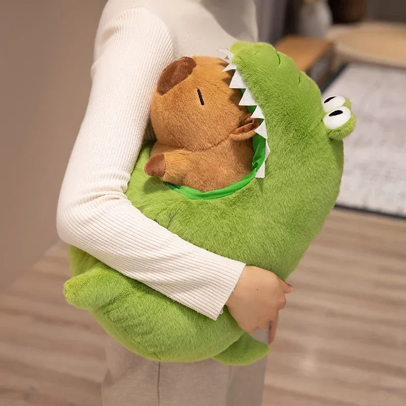 Kawaii Capybara Crocodile Plush (40cm) - Special Edition