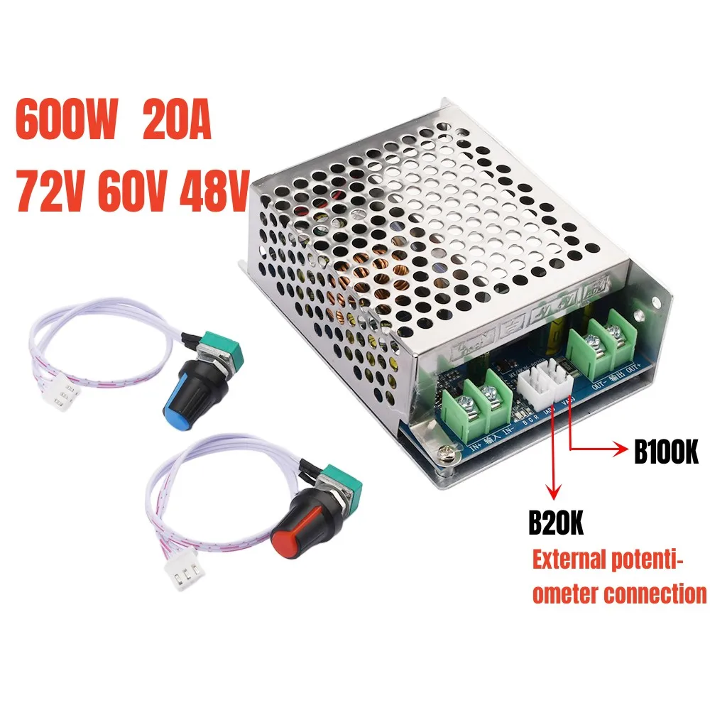 

20A 600W Buck Converter Step Down Module Adjustable DC 12-80V to 2.5-50V Voltage Regulator Constant Current Power Supply Module