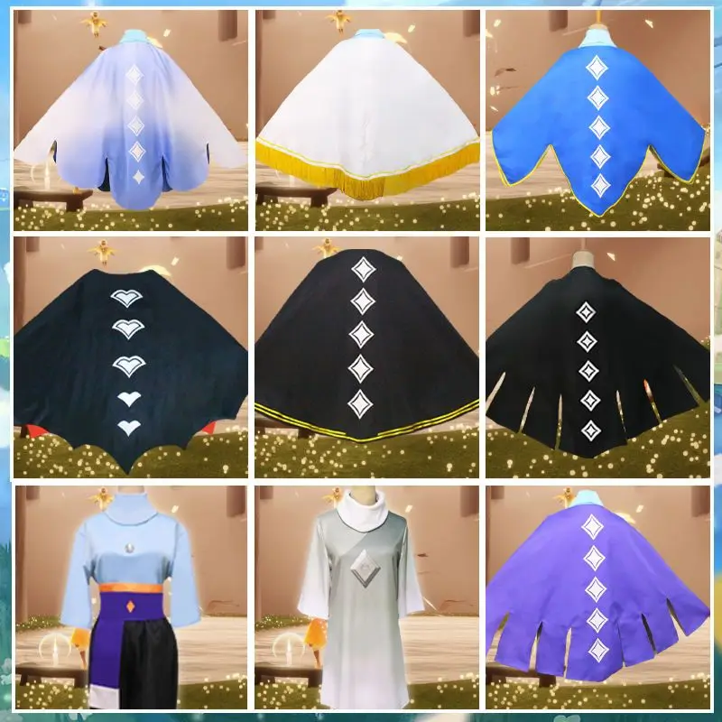 

Game Sky Children Of The Light Cosplay Costume Light Awaits Saint Island Outfits Full Set Fancy Cloak Cappa Anime Cosplay