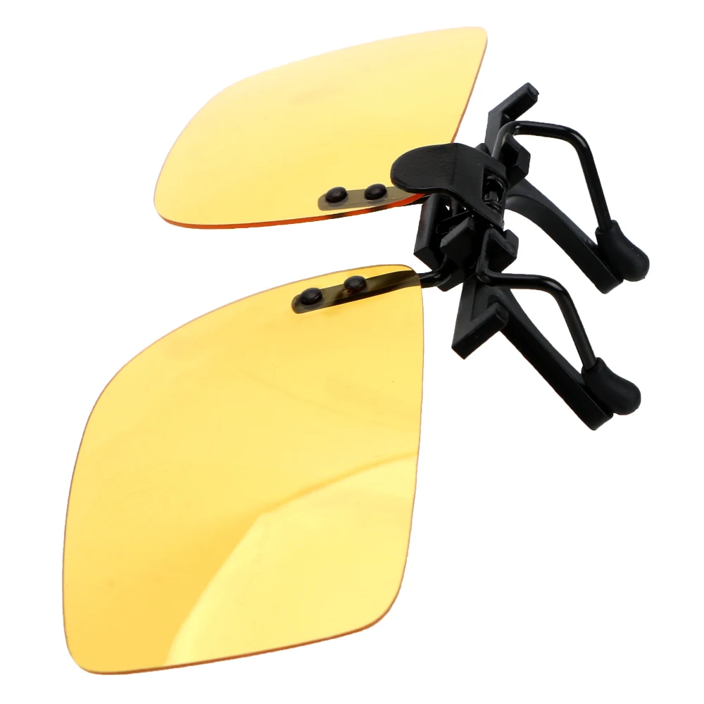 Clip On Sunglasses Driving Night Vision Lens Driver Goggles Polarized Sun Glasses Anti-UVA UVB For Men Women