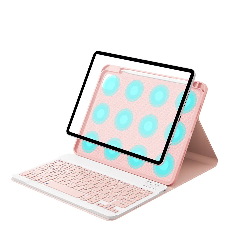 Magnético Case Teclado para Honor Pad x8 x8 Lite 10.1 9.7 Destacável Backlit Teclado Capa sem Fio Russo Espanhol Português - Imagem 5