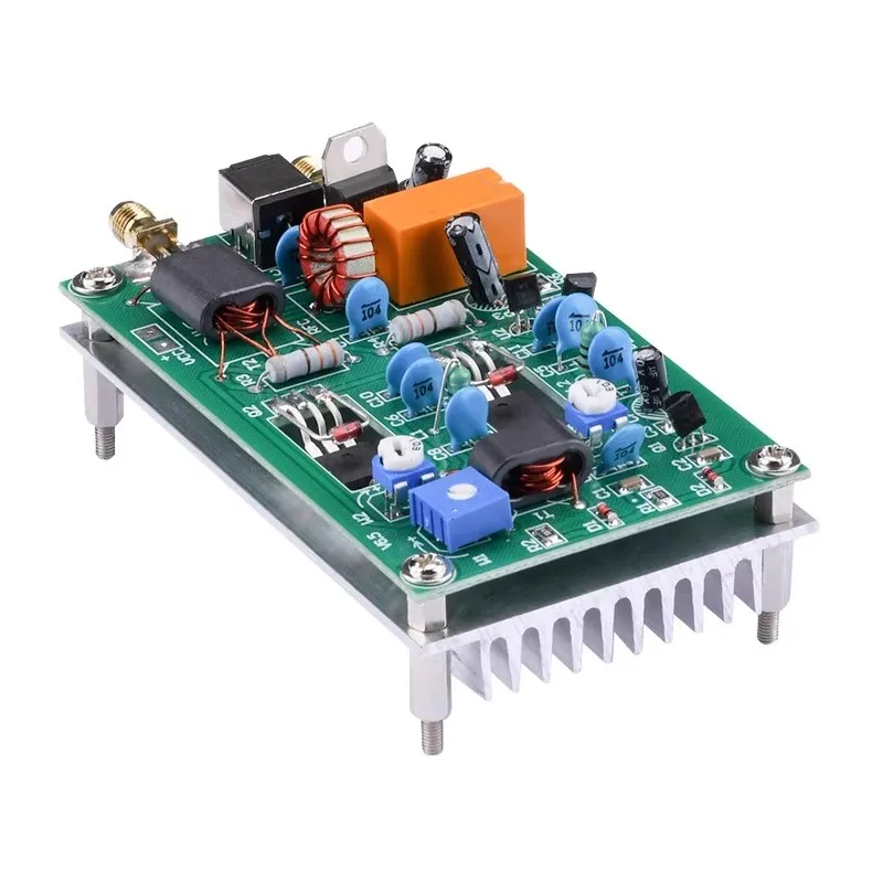 3-28MHz 30W 단파 RF 전력 증폭기 보드 CW SSB 리니어 RF AMP 고주파 단파 라디오 방송국 7MHz 13.56MHz RFID 신호