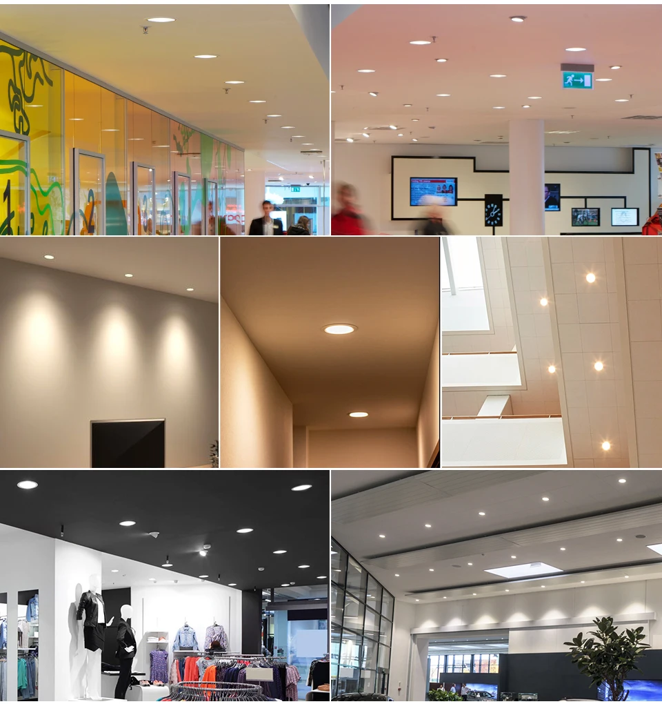 LED Downlight packaging and parts