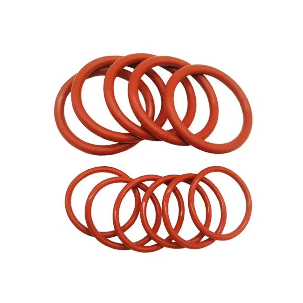 

Red Silicone O-ring Food Grade Gasket Gasket Waterproof Insulation GrommetCS 1/1.5mm Outer Diameter 4-75mm